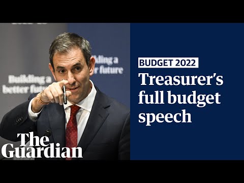 Federal budget 2022: Australian treasurer Jim Chalmers' full October budget speech