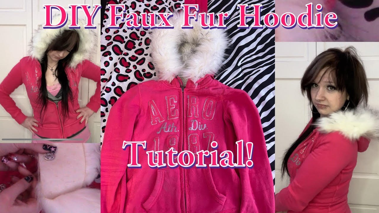 Мастер-класс по созданию толстовки из искусственного меха своими руками!