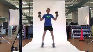 Dumbbell X Explosion Jumping Jack