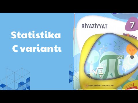 Statistika 7-ci sinif yeni riyaziyyat dim testi..C variantı (seh 124)