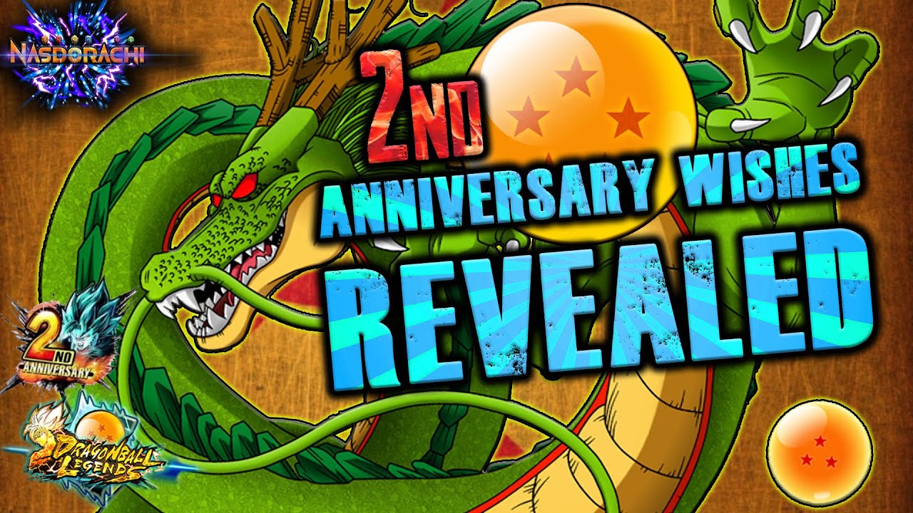 2nd Anniversary Wishes Revealed! Dragon Ball AR Event - Dragon Ball Legends - YouTube