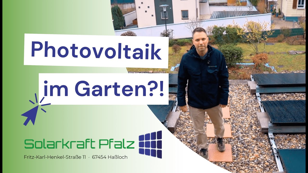 Photovoltaik im Garten statt auf dem Dach? Geht klar! 🌱 Solarkraft mal anders!