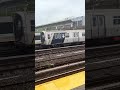 R211A Rockaway Shuttle Train leaving Howard Beach JFK