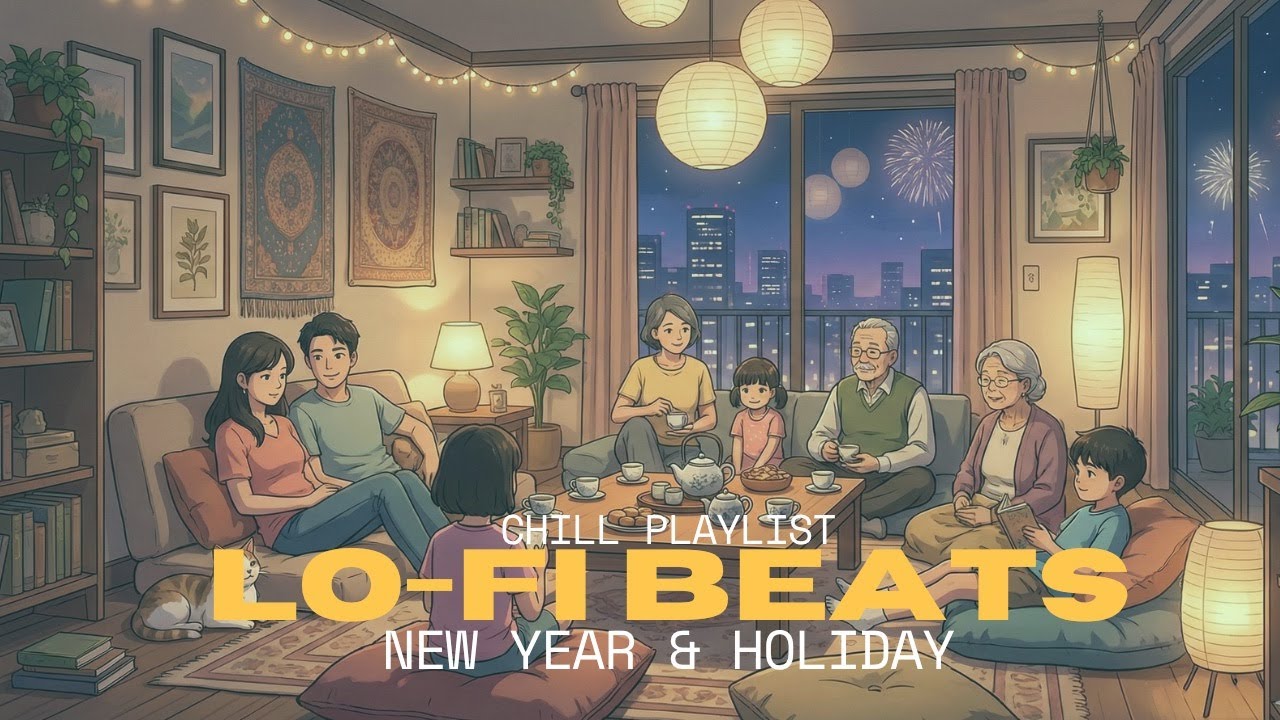 Heartwarming Lofi Music About Family Love, Calm Nights, and Fireworks 🎆✨