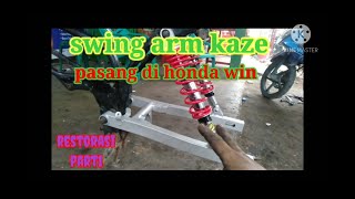 Restorasi, Honda win pasang legan ayun Kawasaki Kaze part1