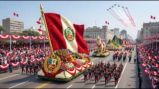 ?? Peru Independence Day Parade 2026 | Grand Fiestas Patrias Celebration in Lima ? (4K)