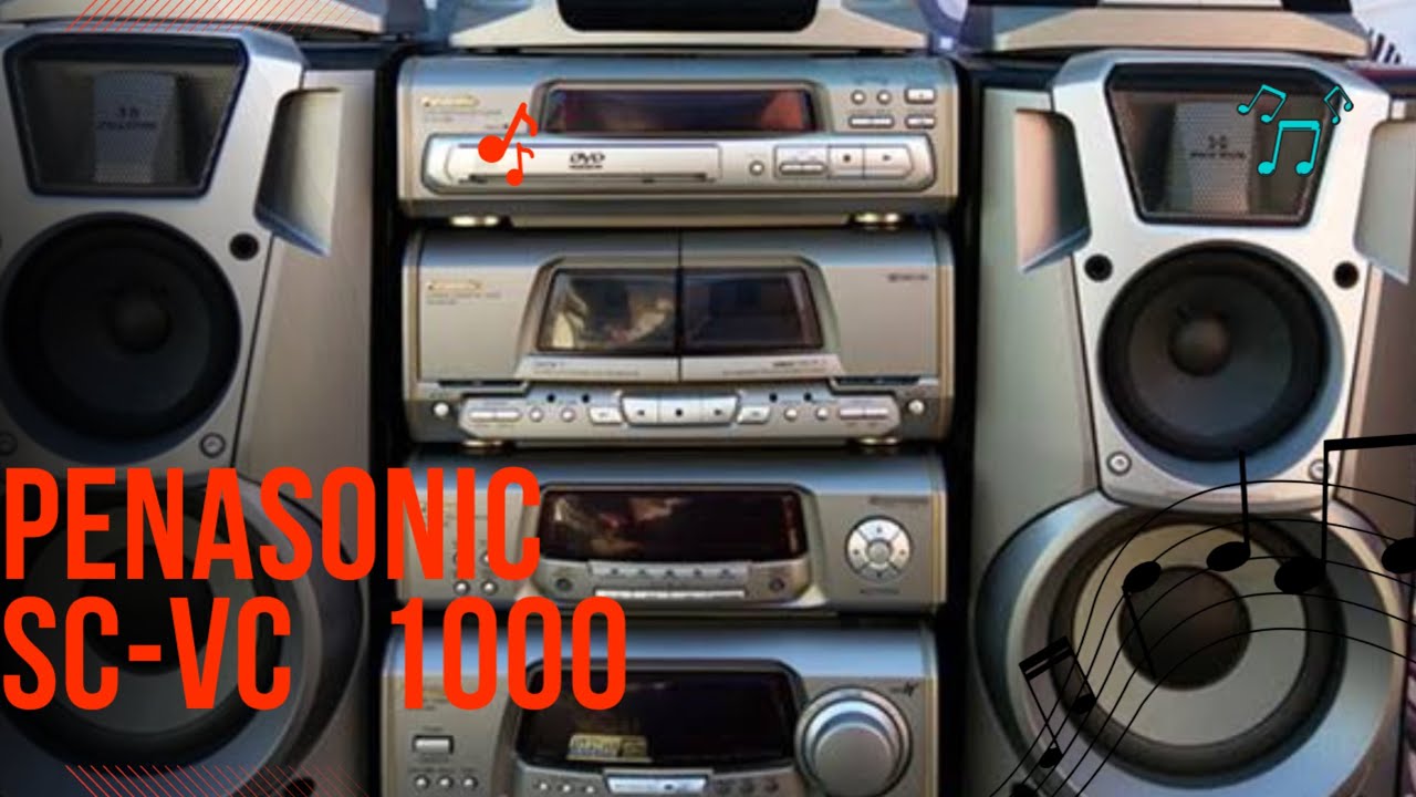 Panasonic Panasonic combination audio SC-VC1000 computer speaker HiFi box AUX interface