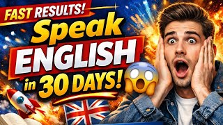 Speak English in 30 Days 😱