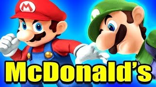 MARIO BROS. & PEACH IN MCDONALD'S! - Gmod Super Mario Bros. Mod (Garry's Mod)