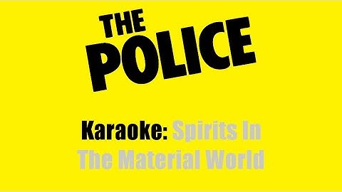 Spirits in the Material World Karaoke version - Karaoke performance video thumbnail