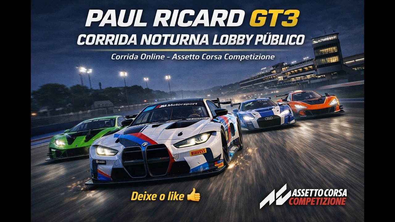 ACC I PAUL RICARD CORRIDA NOTURNA LOBBY PÚBLICO I BMW M4 GT3