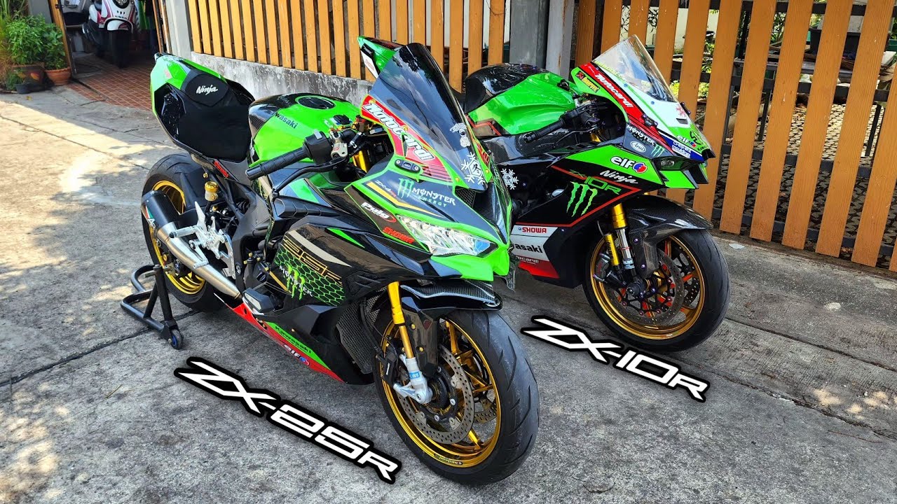 ก่อนอัพตัวพันต้องดู เปรียบเทียบ ZX25R และ ZX10R