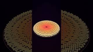 Bouncing Balls Create a Perfect Wave #simulation #ASMR #satisfying