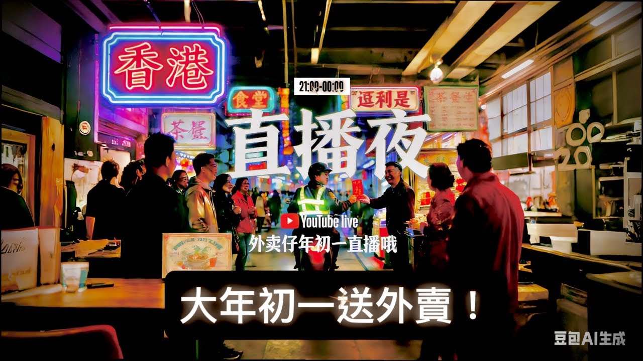 [LIVE] 外賣仔回來了！大年初一逗利是！￼今晚九點見！￼