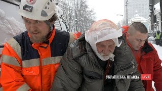 Зачистка наметового містечка під Верховною Радою