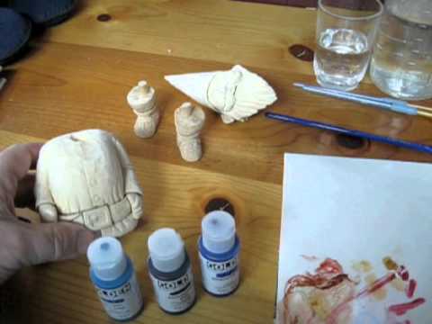 Carving a Gnome Part 7 carving station