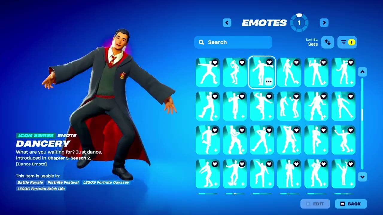 Fortnite Icon Series Emotes & Dances (All Chapters)