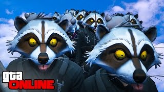 RACCOON SQUAD SHENANIGANS! || GTA 5 Online || PC (Funny Moments)