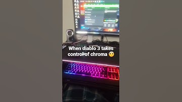 When Diablo 3 takes control of your chroma setup. Epilepsy Nightmare