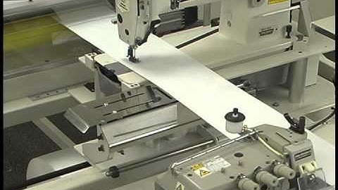 Double Serging & Pre-Flanging Gusset - Model 1961-34 (Video)