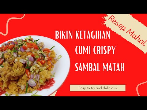 Cumi Tepung Sambal Matah