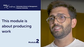 MBA student talks about his courses & student life at Rotterdam School of Management