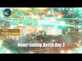 Never-Ending Battle Day 3 - 7083 Score - Kazuha Team Gameplay - Genshin Impact