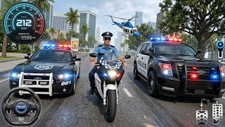🚓 Police Car Chase Simulator 3D – Real City Cop Pursuit Gameplay (Android) screenshot 1