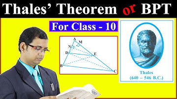 Thales Theorem || Basic Proportionality Theorem || V. V. Important for class 10 || Theorem 6.1