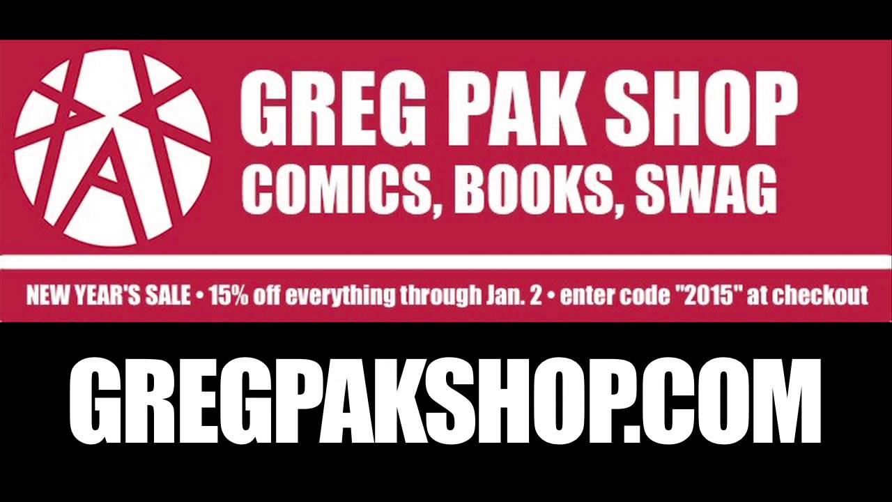 Greg Pak's Pakcast 010 - GregPakShop.com New Year's Sale!