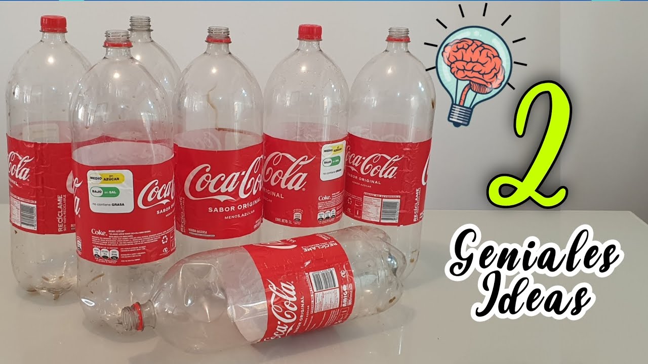 2 Geniales Ideas con BOTELLAS PLÁSTICAS Recicladas| Mira lo ...