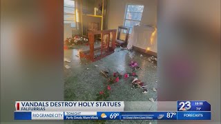 Don Pedrito Jaramillo Shrine vandalized