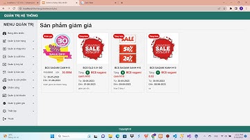 Chia sẻ đồ án PHP thuần - Website quản lý Hàng Hoá - Xuất Nhập Kho