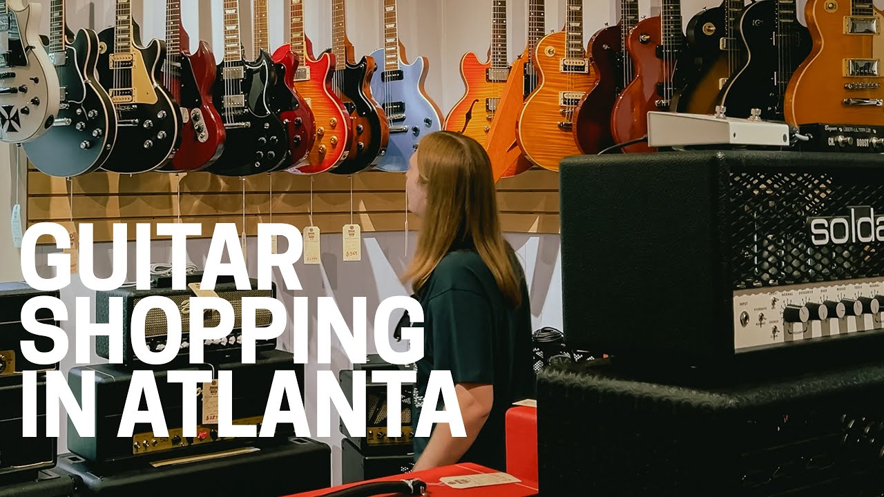 Checking Out Some of the BEST Guitar Shops in Atlanta!