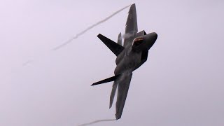 EAA AirVenture 2024 F 22 Raptor Demonstration