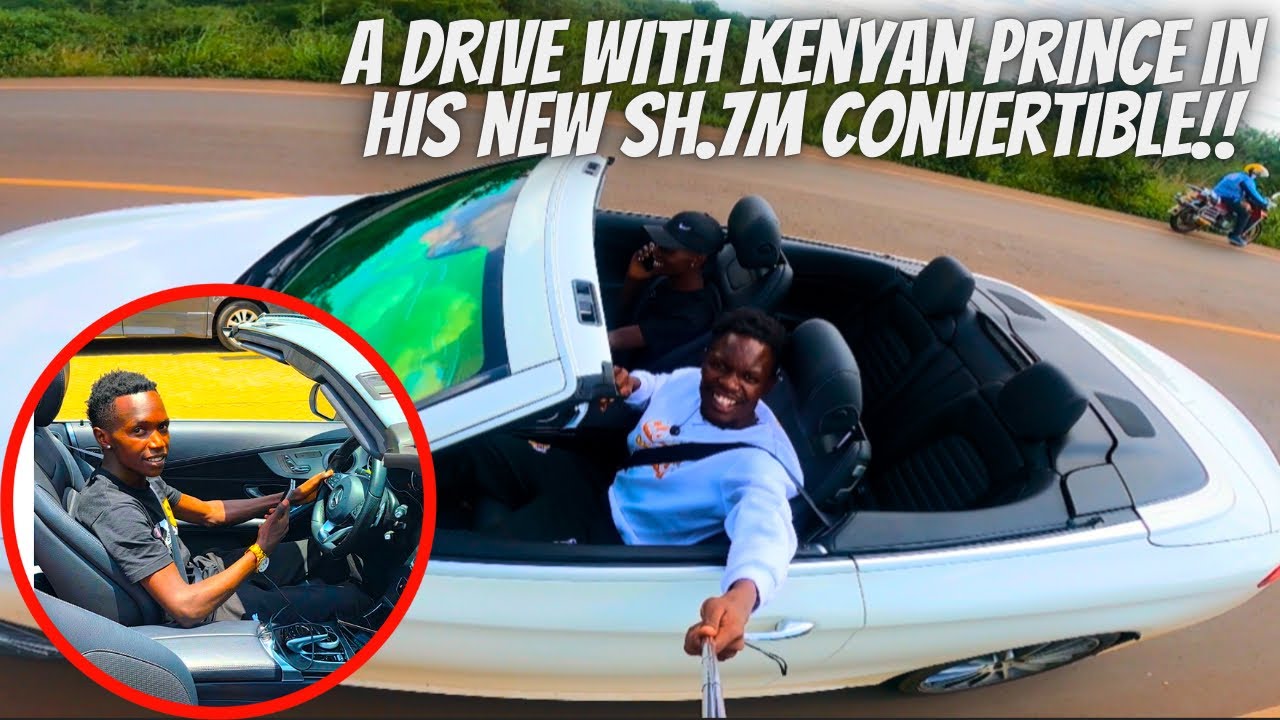 A Ride Inside Kenyan Prince’ New Sh.7 Million Mercedes Benz Convertible | CELEB RIDE