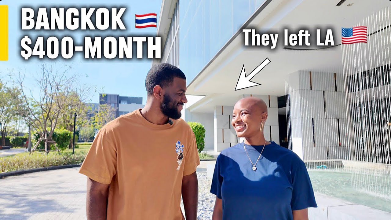 Married Couple Leaves LA for Bangkok Thailand | What $400/month Gets Them Here | Tour 🇹🇭 