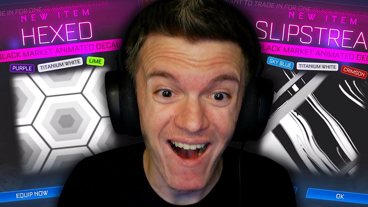 I M Addicted To Black Market Trade Ups In Rocket League Youtube