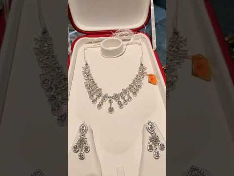 "Stunning Diamond Cut Necklace SetSubscribe My YouTube Channel Type#gold 👇#AKLJewels👉01943970844🙋🔥🙋🙏