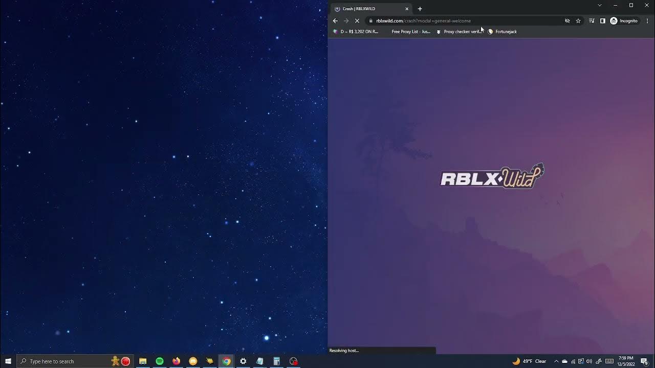 How to login into RBLXWILD while logins broken (READ DESC) 