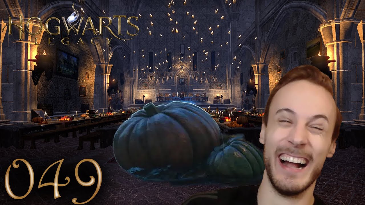 KÜRBISSE in der Großen HALLE Hogwarts Legacy 049 YouTube