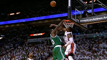 Blocked dunks but they get increasingly more brutal