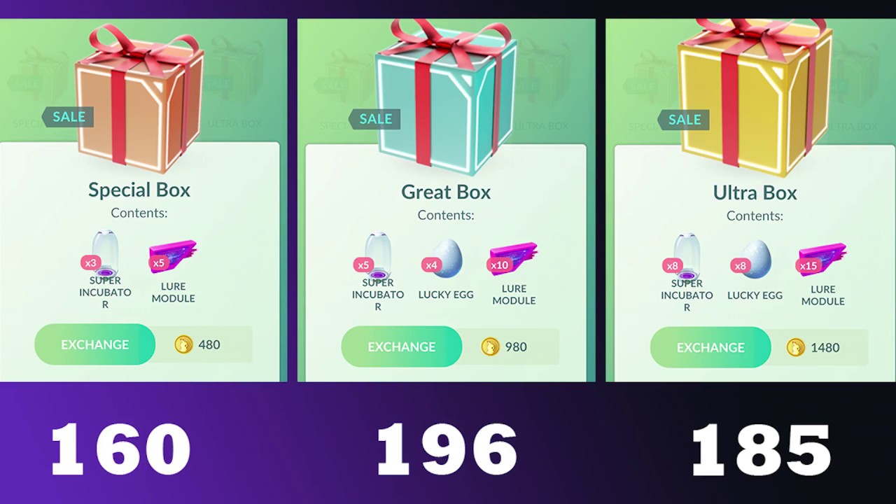 NEW ITEMS IN POKEMON GO STORE! WHICH BOX TO BUY? 