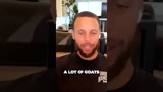Steph Curry Says "There Are A lot Of GOATS" In NBA History #nba #basketball #basketballgame #hooper