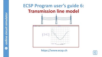 Simulation of transmission lines with ecsp: user
