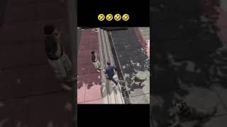 MICHAEL SLAPPED TO CHAIN SMOKER 🤣 #youtubeshorts #shorts #viralshorts #gaming #gta5 #ps5