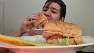 ASMR FIREHOUSE SUBS 🔥🥖 Ultimate Sandwich Crunch! (No Talking)
