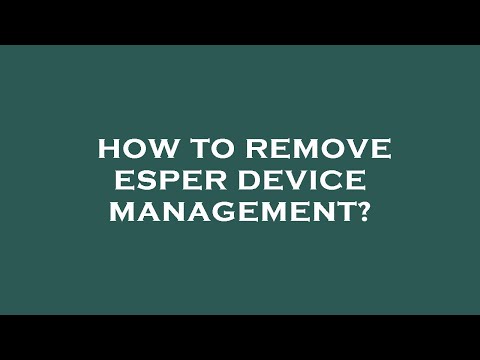 How to remove