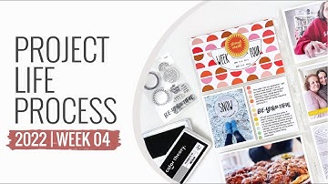 Project Life Layout Week 04 | DT Studio Calico Sunnyside Kit Unboxing 2022