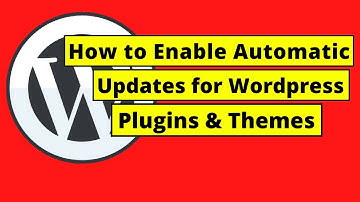 How to Enable Automatic Updates for WordPress Plugins and Themes